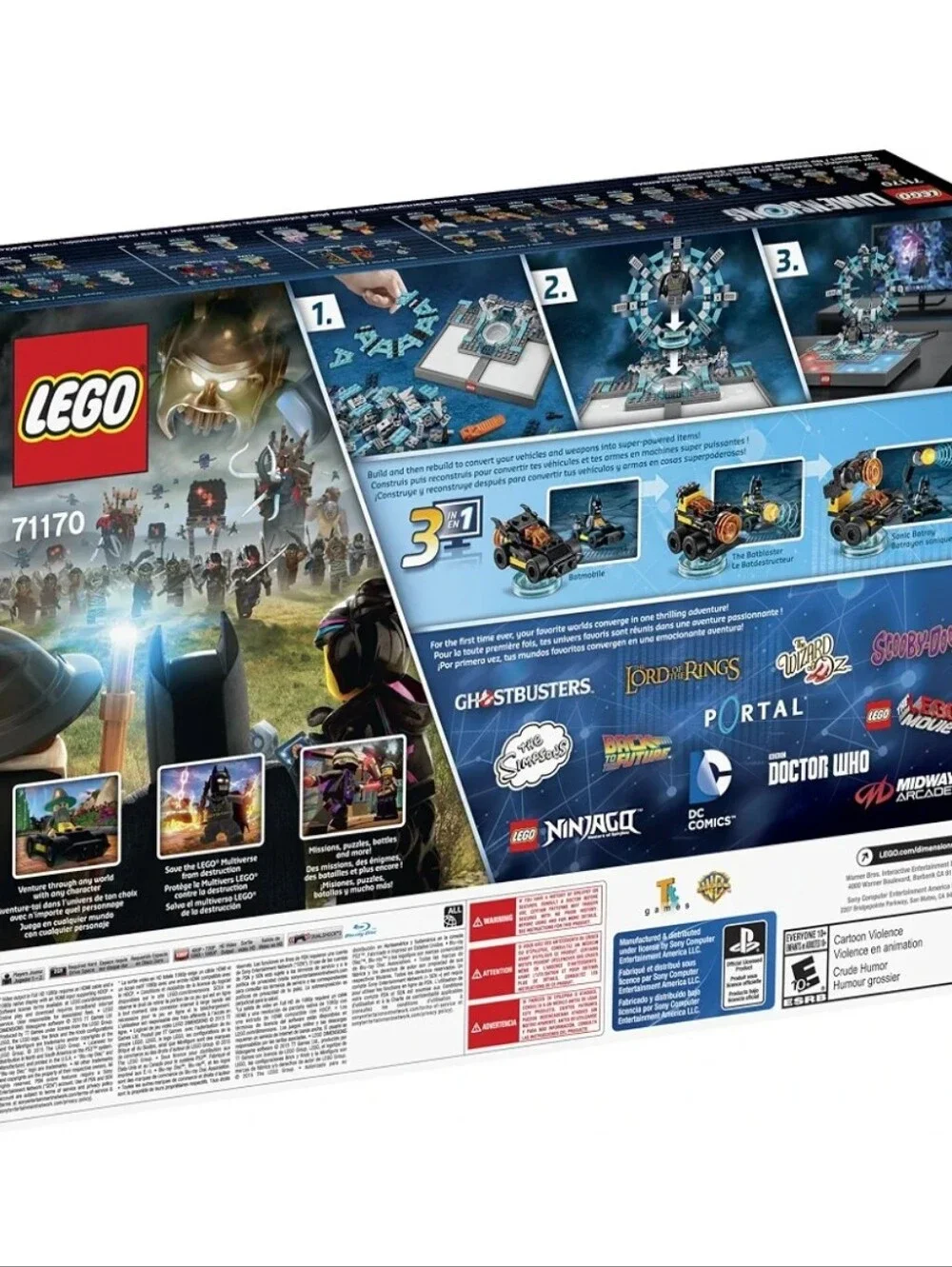 NIB Lego Dimensions Playstation 3 Starter Pack 71170 PS3 Lego Batman